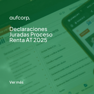Declaraciones Juradas Proceso Renta AT 2025